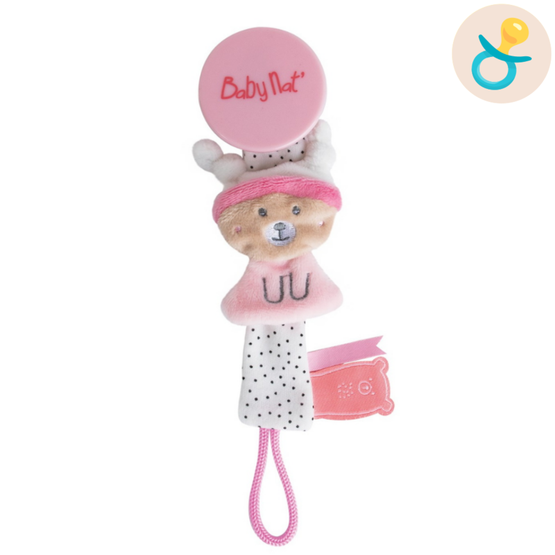 Brioche the bear pacifinder pink 